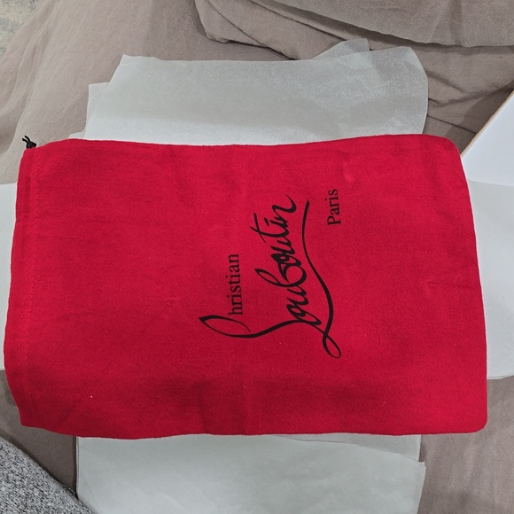 Christian Louboutin Kate 100 Nappa Leather Black Pointy Toe Pumps Heels Size 37 - Picture 12 of 12